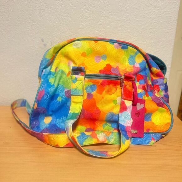 Colorful Women's duffle Bag sport weekend bag France - Picture 2 of 10